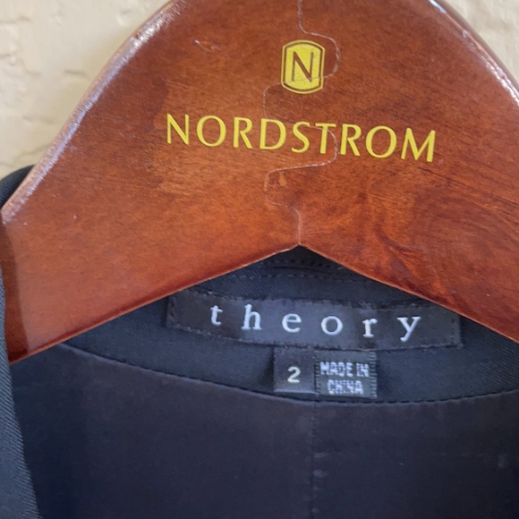 COPY - Theory black blazer Size 2 w/ two front pockets - Picture 2 of 12